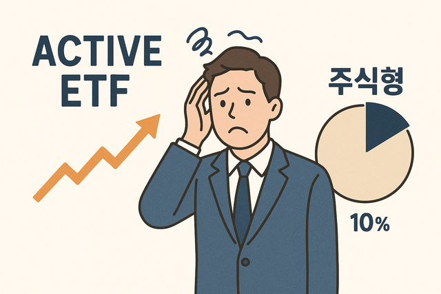 국내 액티브 ETF, 70조 규모 성장했지만⋯주식형 비중 9%에 그쳐 - 뉴스 썸네일 이미지