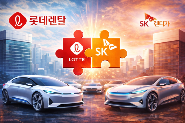 '렌터카 시장 판도 바뀌나'··· 롯데렌탈-SK렌터카 기업결합 심사 '... - 뉴스 썸네일 이미지