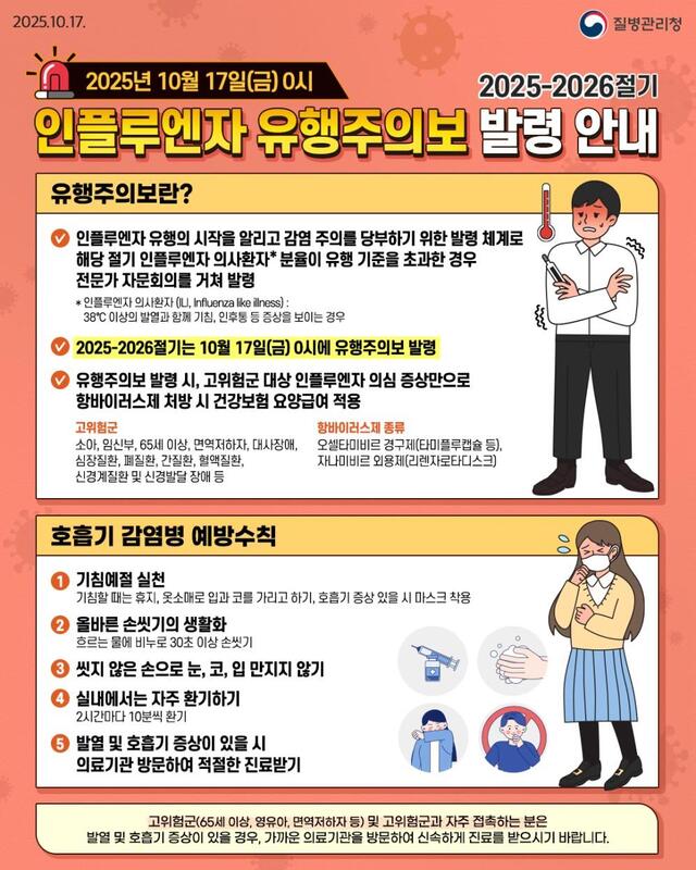 釜山南区、B型インフルエンザ増加傾向…予防規則の遵守について