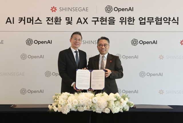 신세계, 오픈AI 손잡고 ‘AI 쇼핑 혁명’ 선언… 챗GPT로 검색부터 결제·배송까지 한 번에