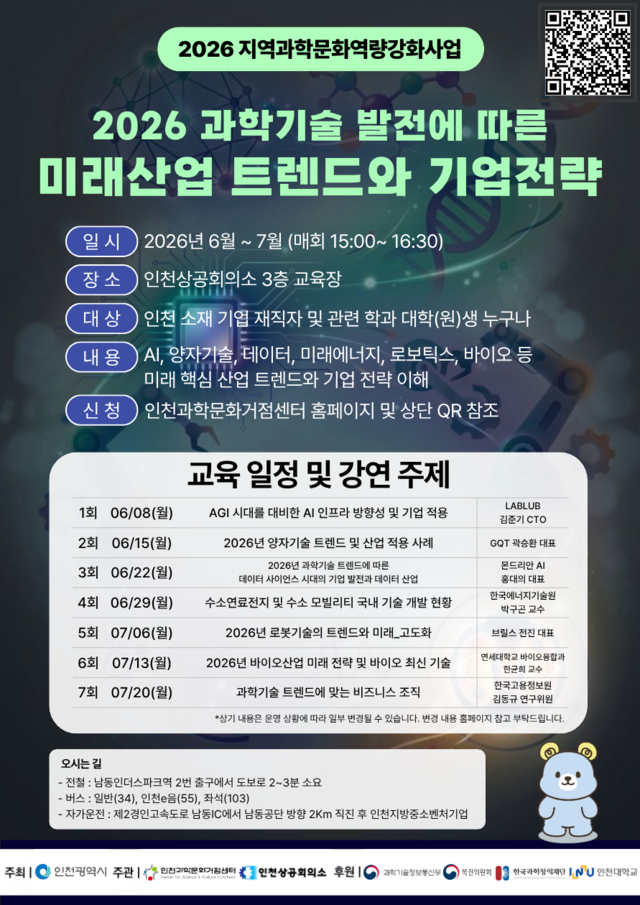 AI부터 양자기술까지... 인천대 기업 생존 좌우할 미래산업 전략 공개 - 뉴스 썸네일 이미지
