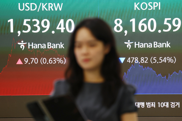 고금리·고환율에 반도체 폭락까지...국내 증시 '검은 월요일' 우려 - 뉴스 썸네일 이미지