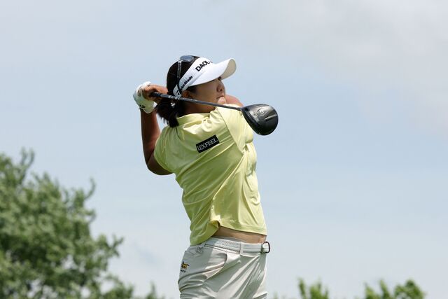유해란, LPGA 투어 <b>AIG 위민스 오픈</b> 2라운드서 1위로 나서…메이저 3연승...