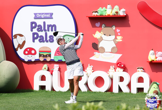 김수지, KLPGA 투어 오로라월드 챔피언십 3라운드서 1위 자리…시즌 첫...