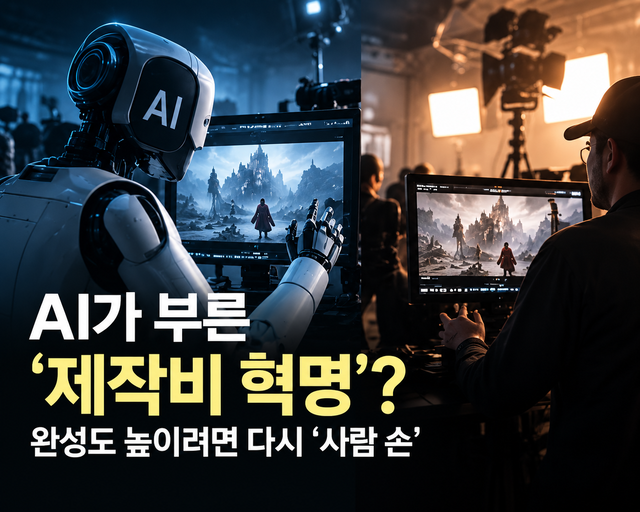 [창간기획: K콘텐츠, AI 파고를 넘어라] AI가 부른 ‘제작비 혁명’? 완성도 높이려면 다시 ‘사람 손’