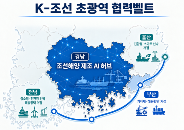 경남도, 글로벌 조선·해양 AI 전환 선도