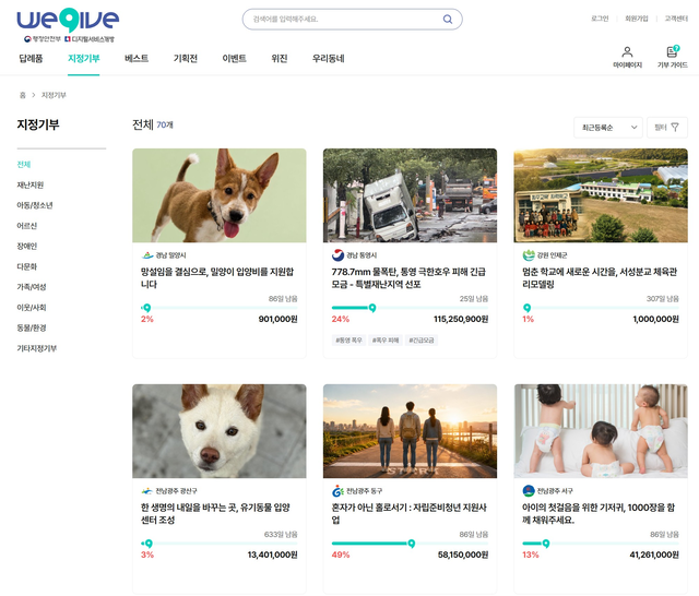 고향사랑기부 민간플랫폼 '위기브', 누적 모금액 400억원 돌파...지정... - 뉴스 썸네일 이미지