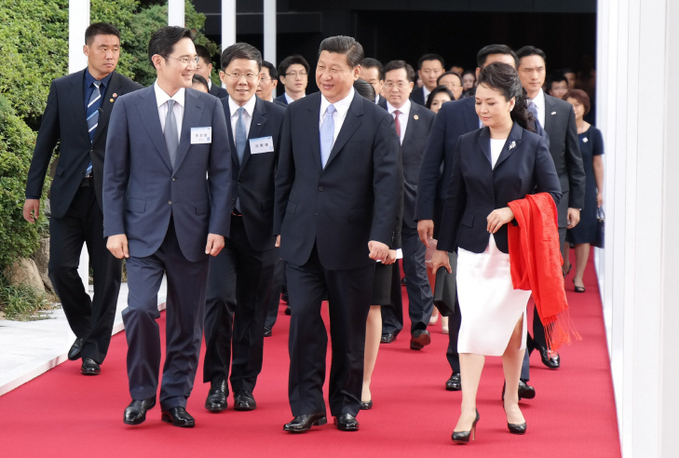 140704 시진핑 중국 국가주석 이재용부회장 1 (2)