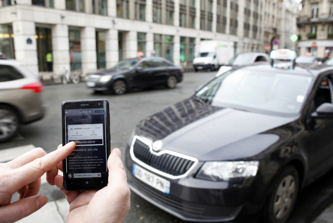 FRANCE-TRANSPORT-TECHNOLOGY-UBER