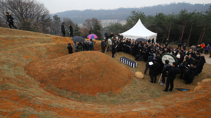 故 김영삼 전 대통령 삼우제