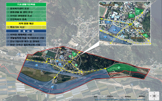 도시과 기획보도 -진상면 농촌중심지활성화사업 계획도