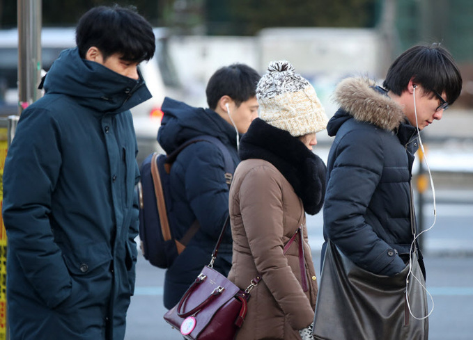 한파에 중무장