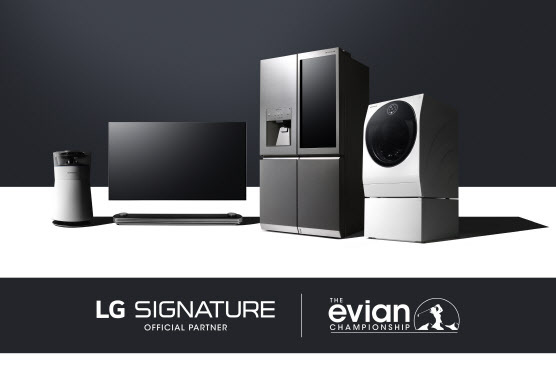 LG SIGNATURE 에비앙챔피언십 후원