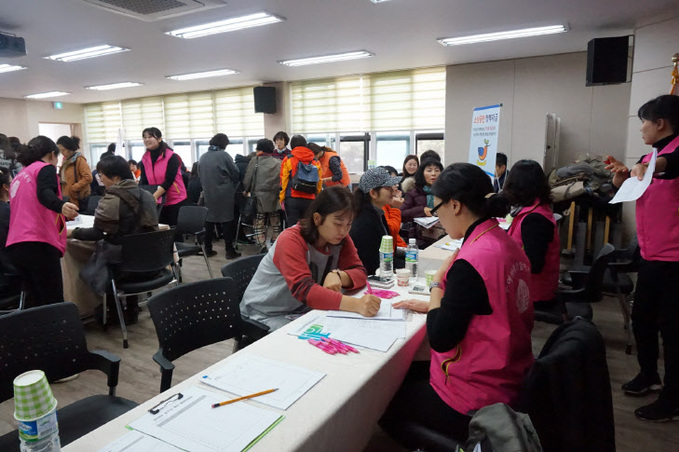 지난해 여성채용한마당 행사 장면