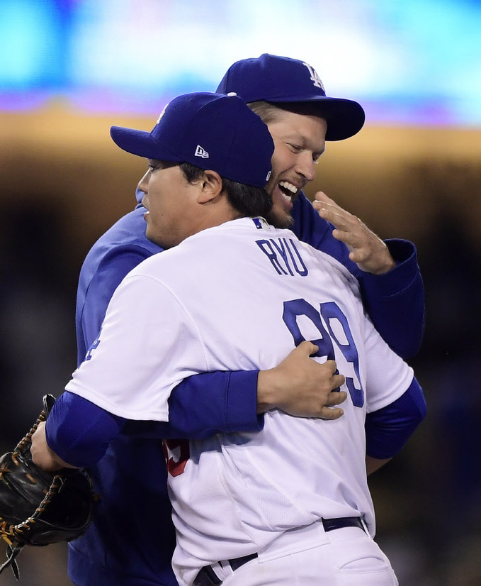 Braves Dodgers Baseball <YONHAP NO-2737> (AP)