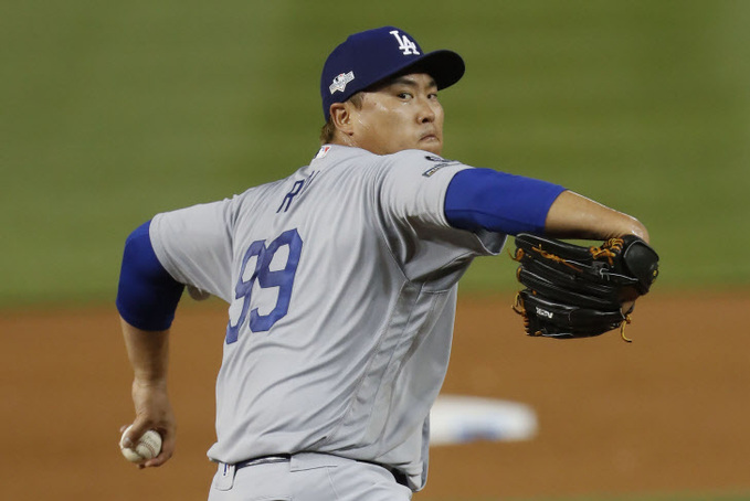 NLDS Dodgers Nationals Baseball <YONHAP NO-2613> (AP)