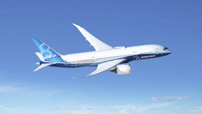 787-8 Dreamliner right side view