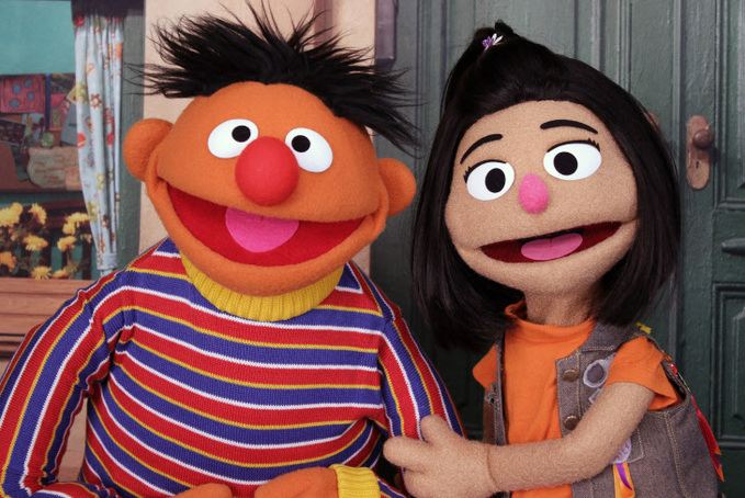 TV--Sesame Street-Asian American Muppet