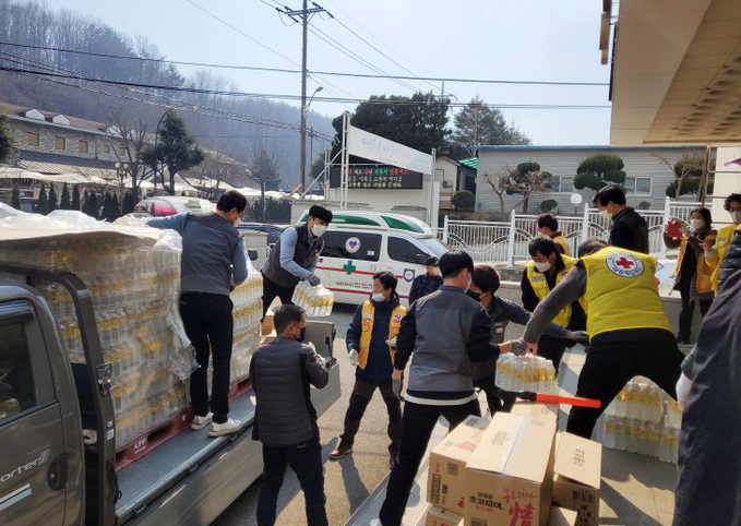 신세계 이마트 산불 피해지역 물품 지원