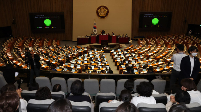 간호법, 국회 본회의 통과