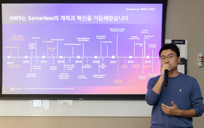 [사진] 박윤 AWS코리아 게임테크 총괄 매니저 (2)