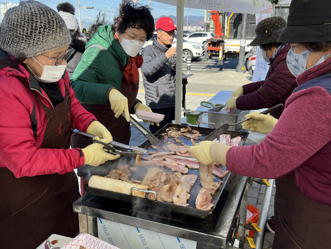 농협경북본부ㆍ경산축산농협, 한돈 소비 촉진 행사 실시