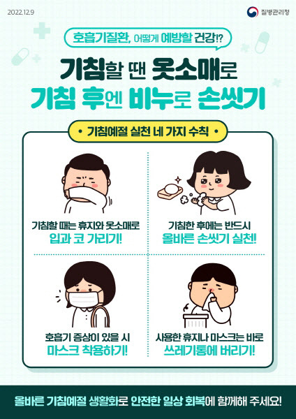 기침예절포스터