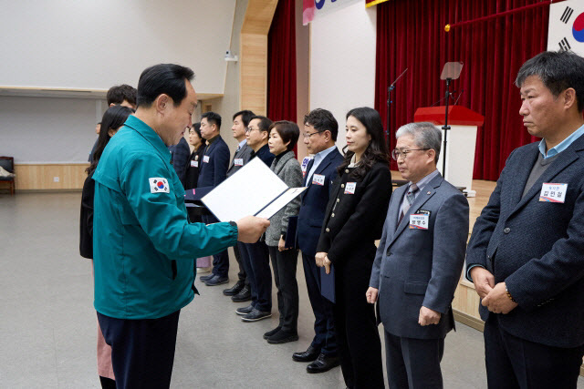 통영시, 2023년 성과관리 자체평가 우수부서 시상