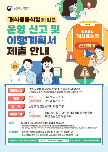 경북도, 개식용 종식에 나서