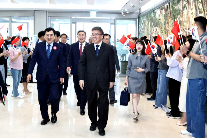 중국 츠저우시 대표단 경북 경주 방문